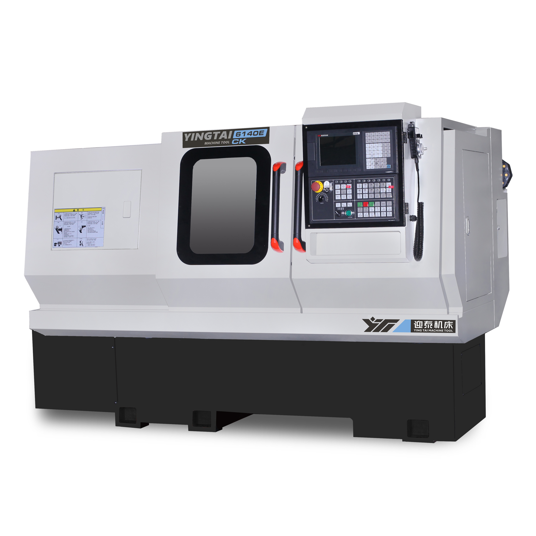 CK6140E Double-mountain Hardened Rail CNC Lathe (with Plastic-coated Rails)