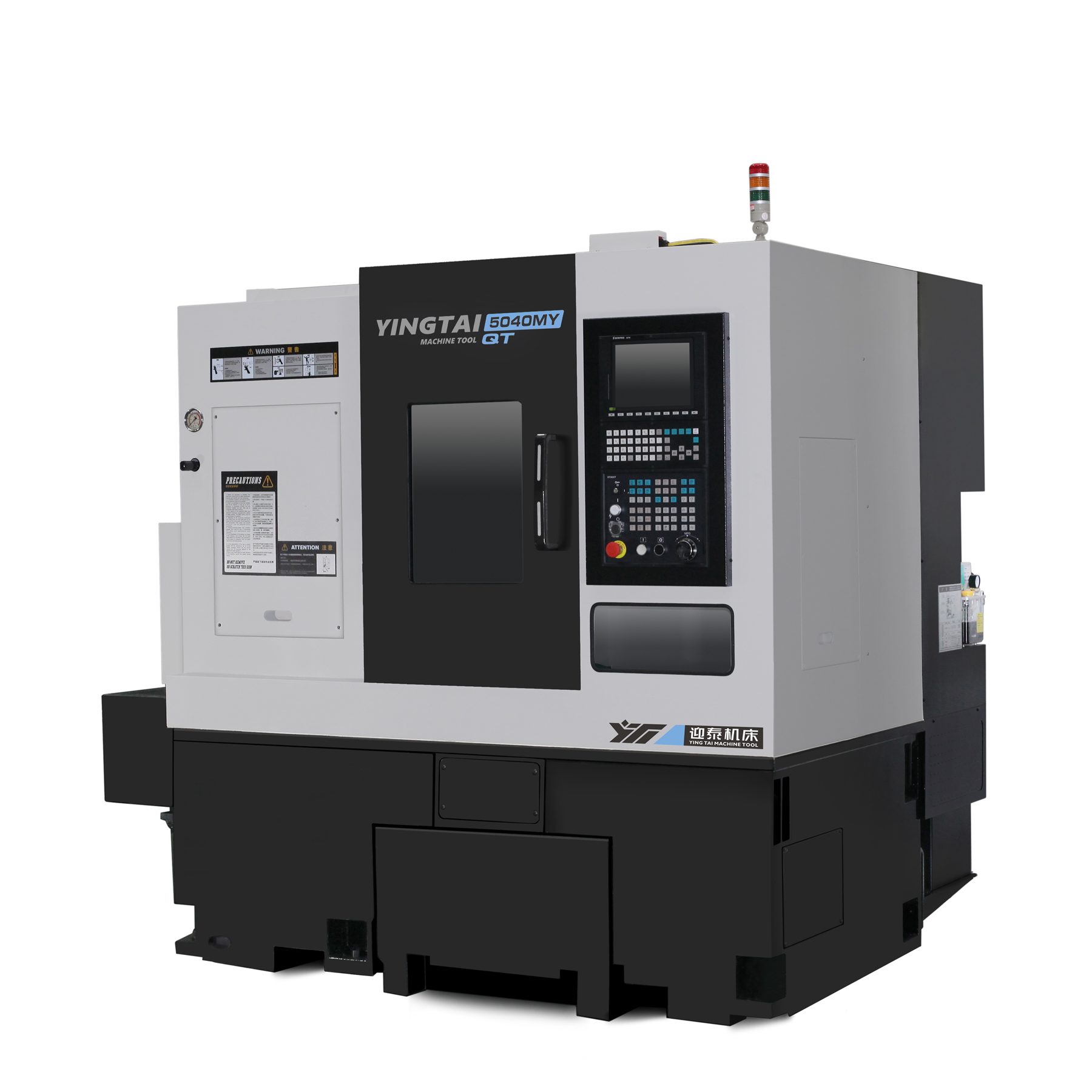 QT5040MY High/Low Track Slant Bed/Turning and Milling Composite CNC Machine Tool