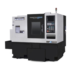 QT5055 High/Low Track Slant Bed/High Precision CNC Lathe